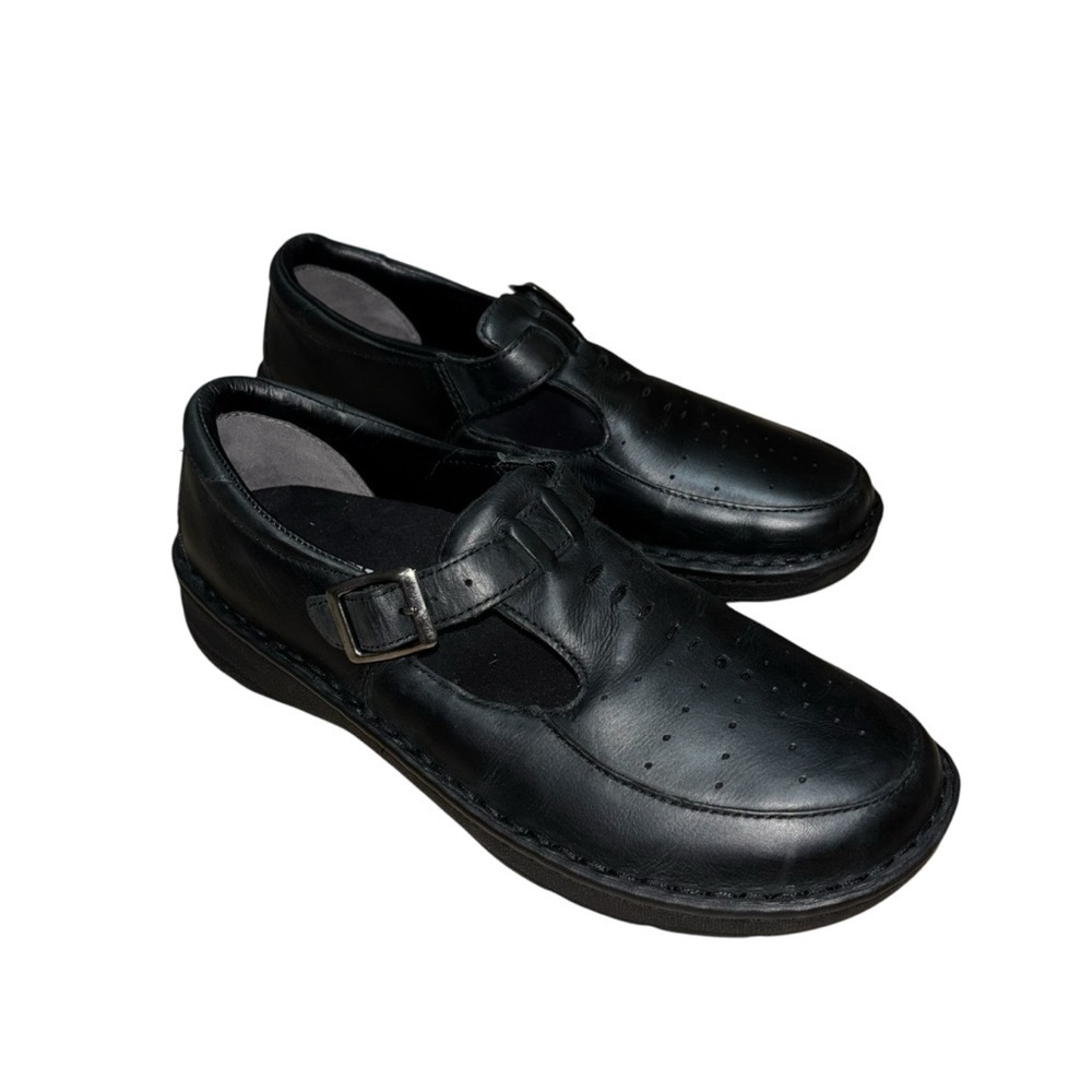 DREW Women's Size 7.5 WW Amelia T-Strap Mary Jane Dress Shoes Orthopedic Leather